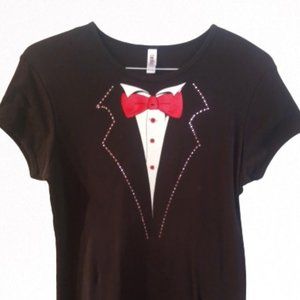 Tuxedo shirt by Bella Size XXL